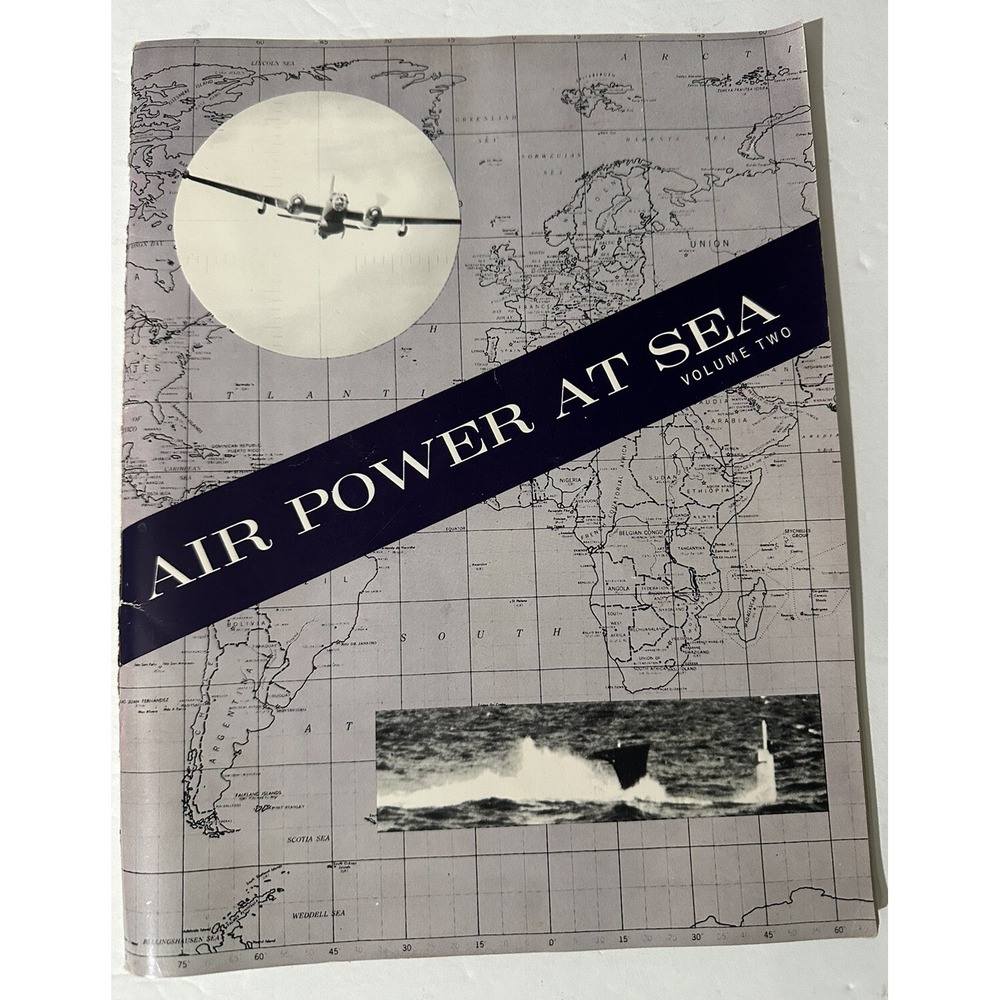 Air Power at Sea, Naval Force Atlantic Fleet, 50th Ann Naval Air Lot Of 2 Navy - Picture 3 of 12